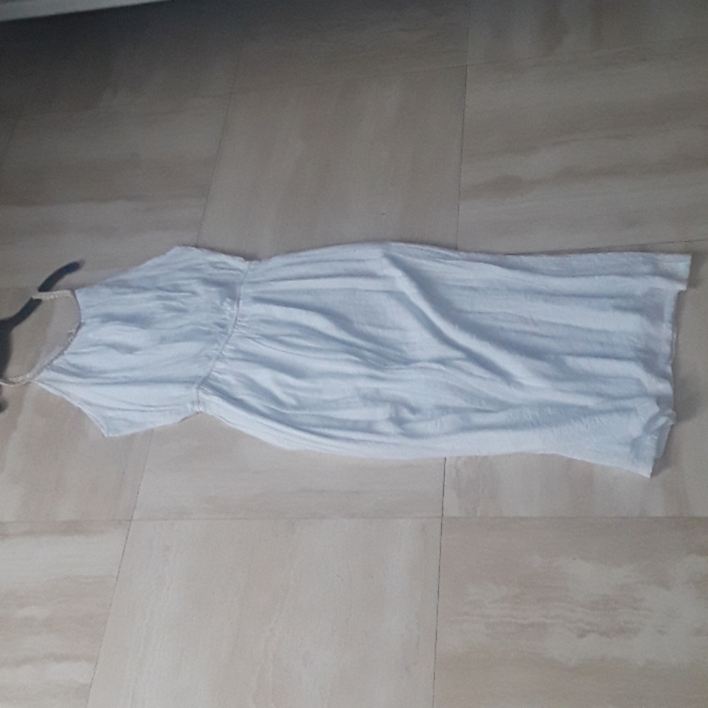 White indian ankle dress